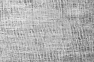 Texture of gauze fabric a closeup