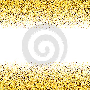 Texture gold glitter