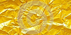 texture of golden crumpled foil. shiny gold texture