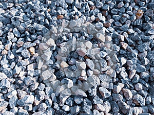 Texture gravels in a yard of house.suitable for background