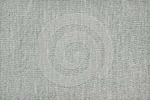Texture of gray knitted fabric, close-up, top view