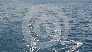 Texture of green-blue sea water in the Aegean sea