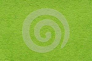 Texture of green microfiber fabric Microfibre cloths backdrop