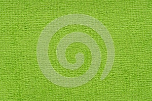 Texture of green microfiber fabric Microfibre cloths backdrop photo
