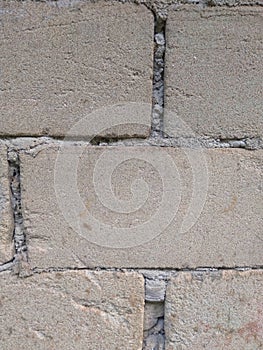 Texture of grey Brock cement photo