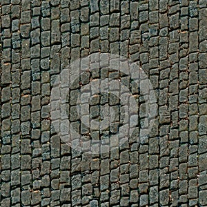 Texture grey stone pavement. High resolution