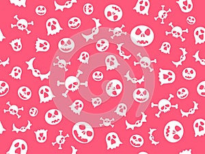 Texture halloween white pink repeats seamless photo