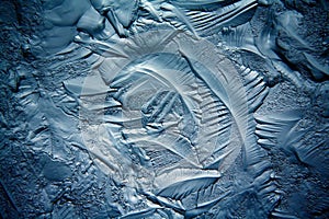 Texture of ice, frozen water
