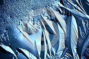 Texture of ice, frozen water