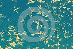 The texture of the ice