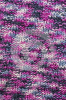 Texture knitted woolen fabric