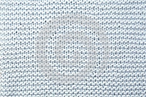The texture of knitted woolen fabric from purl loops