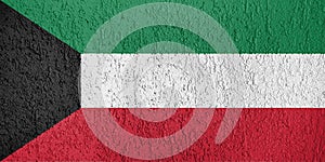 Texture of Kuwait flag