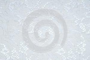 Texture lace fabric. lace on white background studio