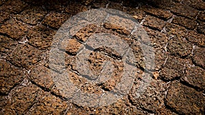 Texture of laterite stone