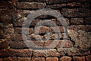 Texture of Laterite stone wall