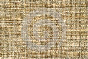 Texture light brown braided plastic mat, background