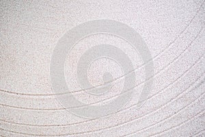 Texture line Japanese pattern on white sand background