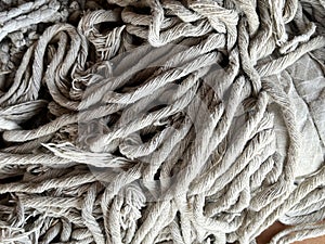 texture of a lot of old rope, background