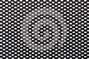 The texture is made of black and white fabric in a checkerboard pattern.The checkerboard background is made of fabric.Nylon black
