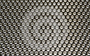 Texture made from stainless grille