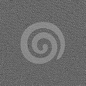 Black and white fabric seamless texture. Texture map for 3d and 2d.