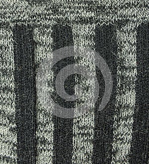 Texture on a material used in the clothing industry