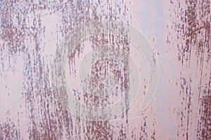 Texture of a metal door. iron gate covered with rust