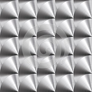 Texture of the metal surface with the effect of anisotropy