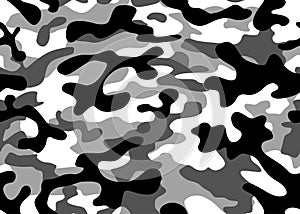 Texture military camouflage repeats seamless print army gray black hunting photo