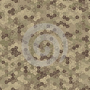 Texture military camouflage seamless pattern. Abstract modern camo ornament