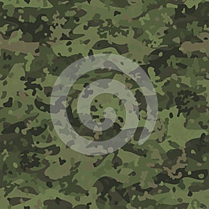 Texture military camouflage seamless pattern. Army and hunting texture