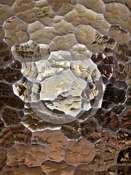 texture of multi-colored patterned glass