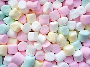 Texture Marshmallows candy for background