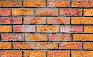 Texture multicolor brick wall