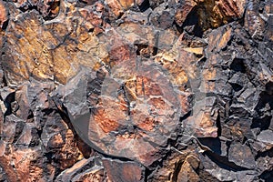 Texture of the natural rock close up