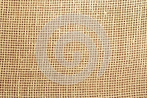 Texture of natural sackcloth or burlap, background