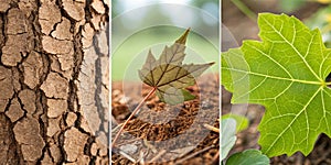 Texture of the nature