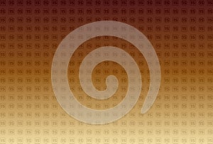 Texture with number 15 in square and circle, background, brown tones gradient, mathematics,