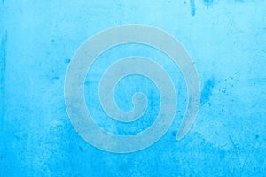 Texture of an old blue concrete wall as a background