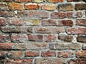 Texture of old brick wall