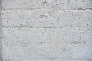 Texture of old brickwork covered over