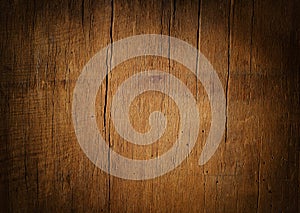 Texture of old brown cracked wood. Natural background.