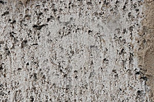 The texture of the old cement