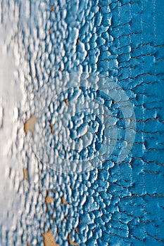 Texture of old cracked artificial leather, abstract background