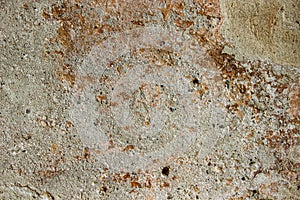 Texture of an old damaged wall coated with cement and plasterwork