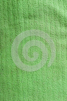 Texture of old dirty green fabric