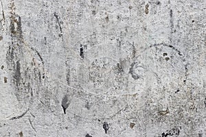 Texture of old gray concrete wall for background