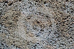 Texture of old limestone stone.