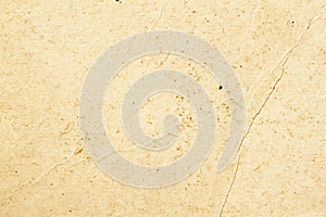 Texture of old organic light cream paper with wrinkles, background for design with copy space text or image. Recyclable
